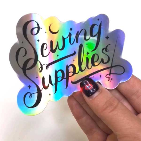Craftedmoon Sewing Supplies Sticker
