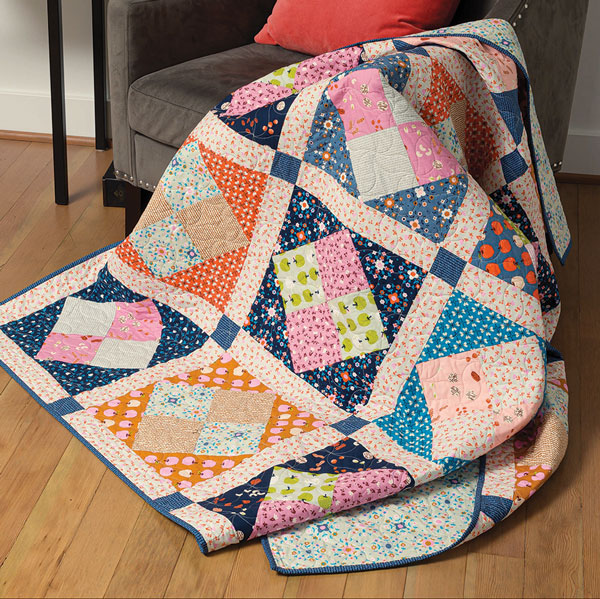 Piece & Love Quilt Book by Audrey Mann & Diane Brinton by Martingale- Quilt  in a Day Patterns