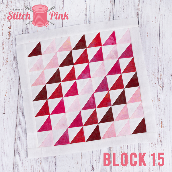 Stitch Pink Block 15 Tweet Tweet