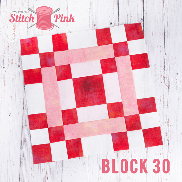 Stitch Pink Block 30 Mother Hen
