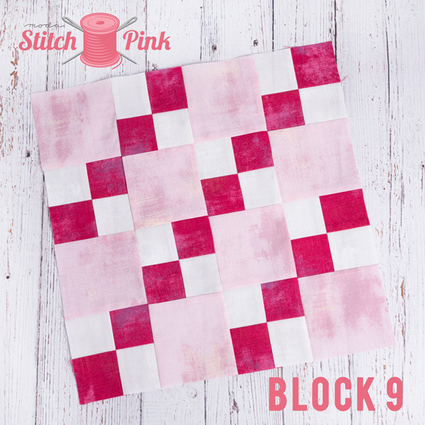 Stitch Pink Block 9 Breaking Rules