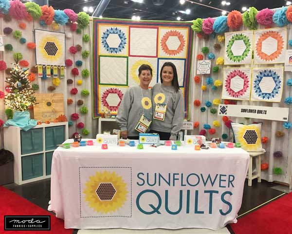 Jill and Jamie at Fall Quilt Festival in Houston