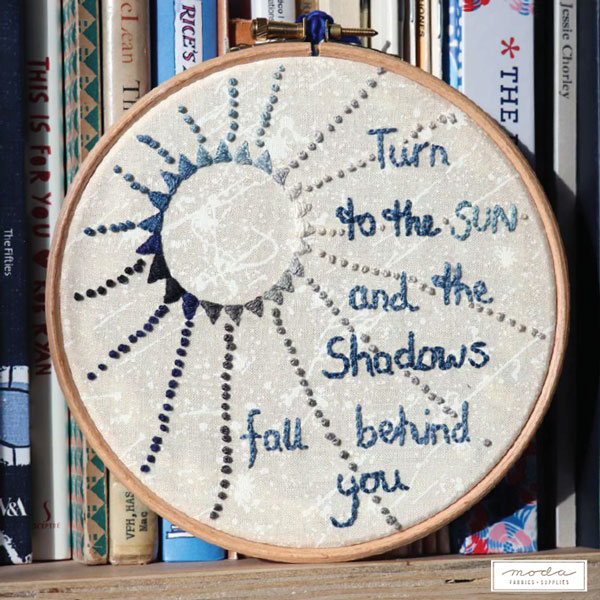 Janet Clare Turn To The Sun Embroidery