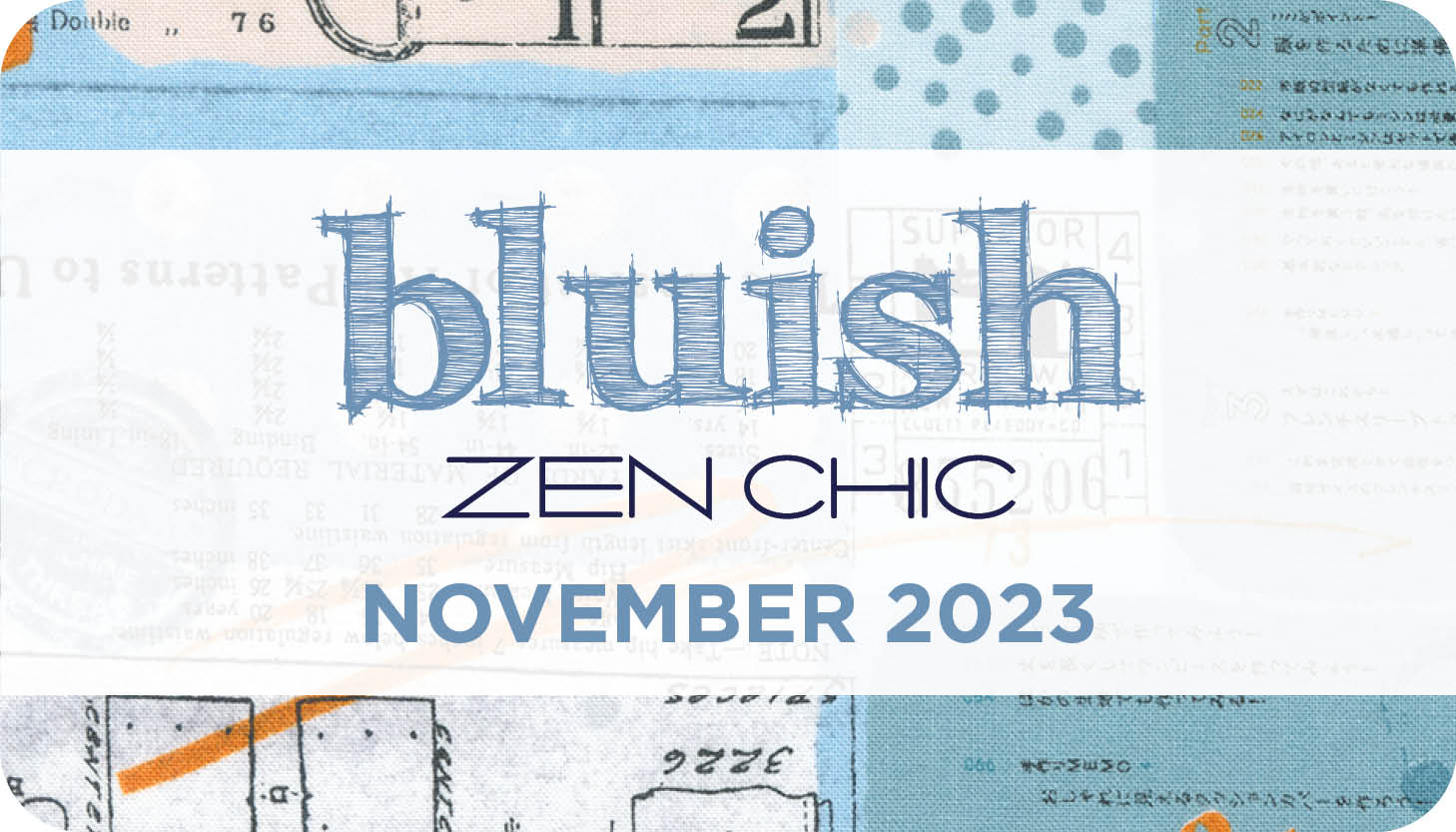 Bluish by Zen Chic for Moda Fabrics