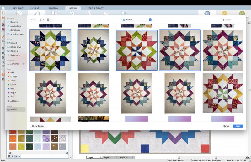 Select your quilt photos