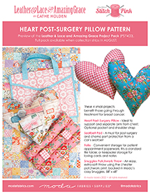LLAG Heart Post-Surgery Pillow Pattern
