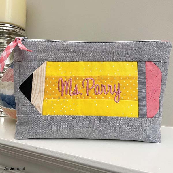 Pencil Me In Pouch from Sew Lux Fabric – Off the Rails Quilting