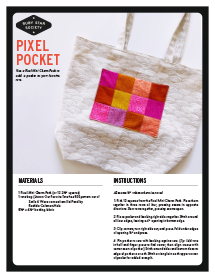 Ruby Star Society Pixel Pocket Pattern