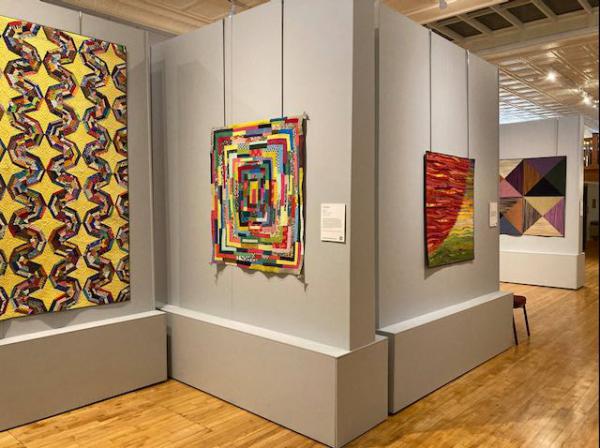 String-piecing exhibition IQM contemporary quilts